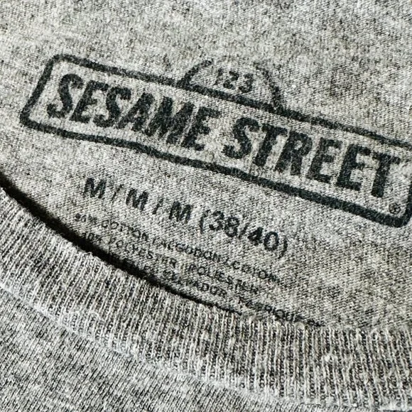 (2) Sesame Street Men's Graphic T-Shirts - Size Medium Crew Neck - Picture 11 of 15